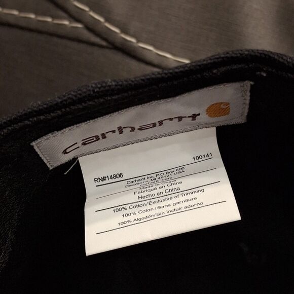 Carhartt Ashland Snapback Cap RN14806 100141 Black - Picture 6 of 6